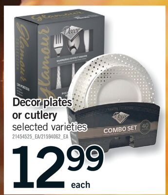 DECOR PLATES OR CUTLERY