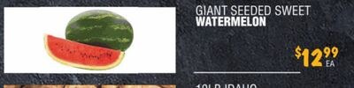 GIANT SEeded SWEET WATERMELON