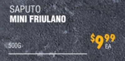 SAPUTO MINI FRIULANO