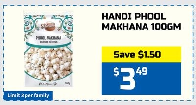 HANDI PHOOL MAKHANA 100GM