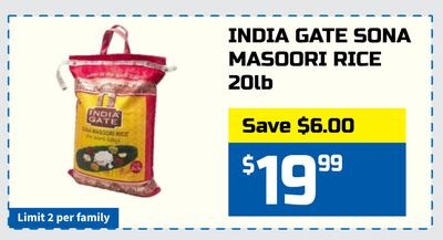 INDIA GATE SONA MASOORI RICE