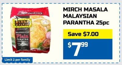 MIRCH MASALA MALAYSIAN PARANTHA 25pc