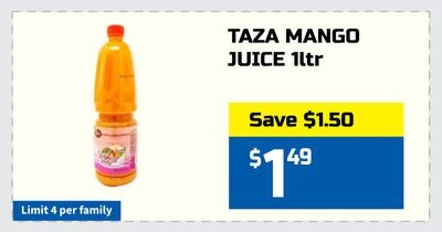 TAZA MANGO JUICE 1ltr