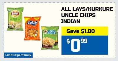 ALL LAYS/KURKURE UNCLE CHIPS INDIAN