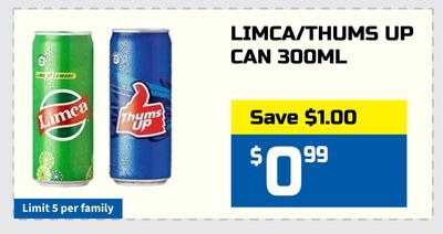 LIMCA/THUMS UP CAN 300ML