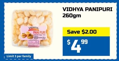 VIDHYA PANIPURI