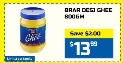 BRAR DESI GHEE 800GM