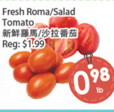 Fresh Roma/Salad Tomato