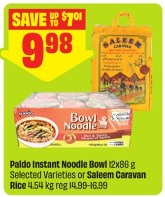 Paldo Instant Noodle Bowl 12x86 g Selected Vari…