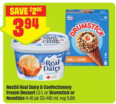 Nestlé Real Dairy & Confectionery Frozen Desser…