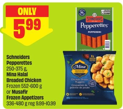 Schneiders Pepperettes 250-375 g, Mina Halal Br…
