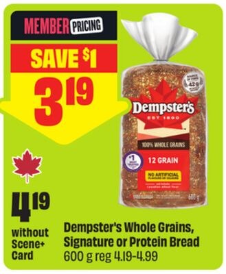 Dempster's Whole Grains, Signature or Protein B…