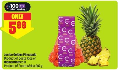 Jumbo Golden Pineapple Product of Costa Rica or…