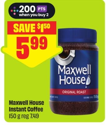 Maxwell House Instant Coffee 150 g