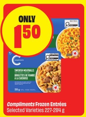 Compliments Frozen Entrees Selected Varieties 2…