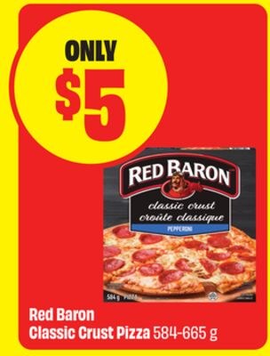 Red Baron Classic Crust Pizza 584-665 g