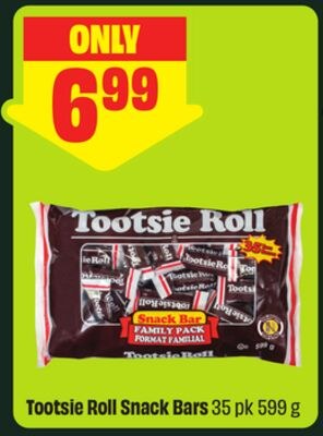 Tootsie Roll Snack Bars 35 pk 599 g