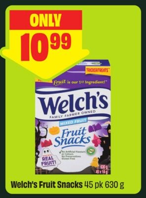 Welch's Fruit Snacks 45 pk 630 g