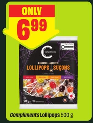 Compliments Lollipops 500 g