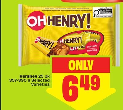 Hershey 25 pk 357-390 g Selected Varieties