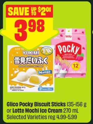 Glico Pocky Biscuit Sticks 135-156 g or Lotte M…