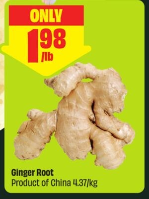 Ginger Root Product of China 4.37/kg