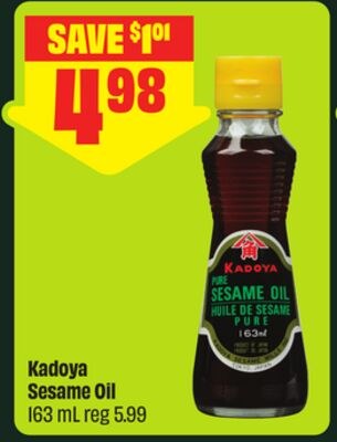 Kadoya Sesame Oil 163 mL