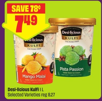 Desi-licious Kulfi 1 L Selected Varieties