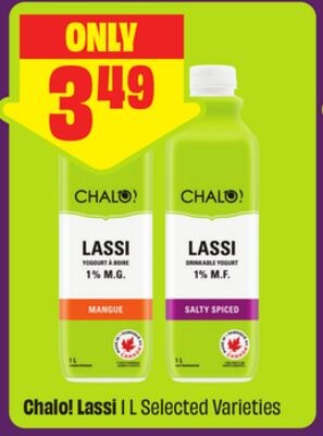 Chalo! Lassi 1 L Selected Varieties