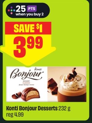Konti Bonjour Desserts 232 g