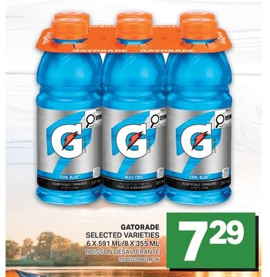 GATORADE / BOISSON DÉSALTÉRANTE, 6 X 591 ML/8 X…