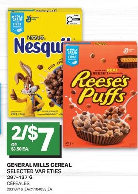 GENERAL MILLS CEREAL / CÉRÉALES, 297-437 G