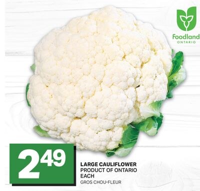 LARGE CAULIFLOWER / GROS CHOU-FLEUR