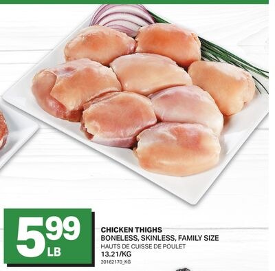 CHICKEN THIGHS / HAUTS DE CUISSE DE POULET