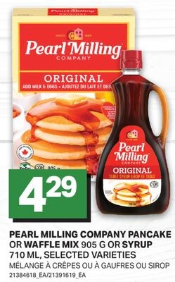 PEARL MILLING COMPANY PANCAKE OR WAFFLE MIX 905…