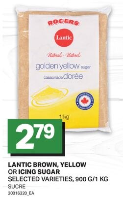 LANTIC BROWN, YELLOW OR ICING SUGAR / SUCRE, 90…