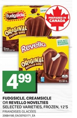 FUDGSICLE, CREAMSICLE OR REVELLO NOVELTIES / FR…