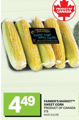 FARMER'S MARKET™ SWEET CORN / MAÏS SUCRÉ, 5'S