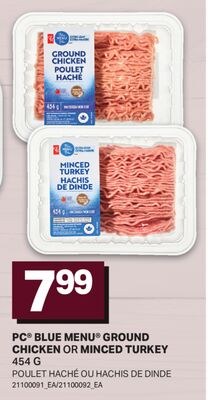 PC® BLUE MENU® GROUND CHICKEN OR MINCED TURKEY …