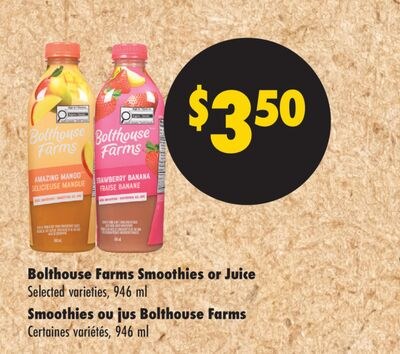 BOLTHOUSE FARMS SMOOTHIES OR JUICE / SMOOTHIES …