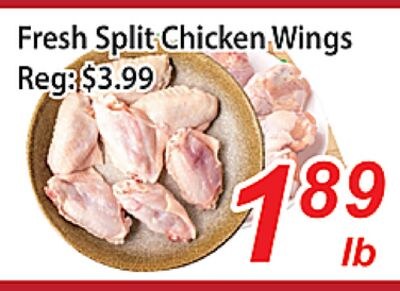 Fresh Split Chicken Wings
