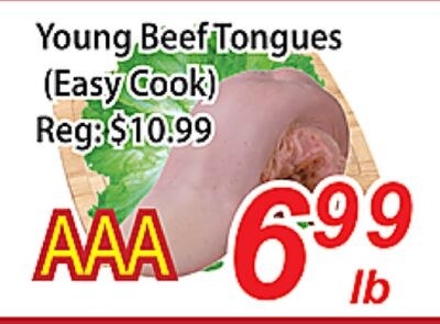 Young Beef Tongues (Easy Cook)