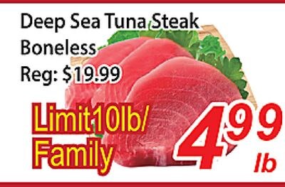 Deep Sea Tuna Steak Boneless