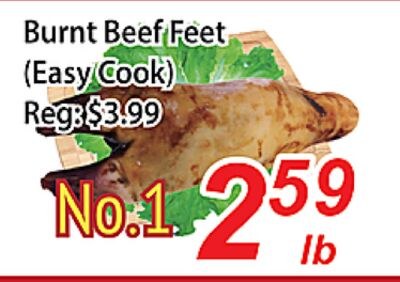 Burnt Beef Feet