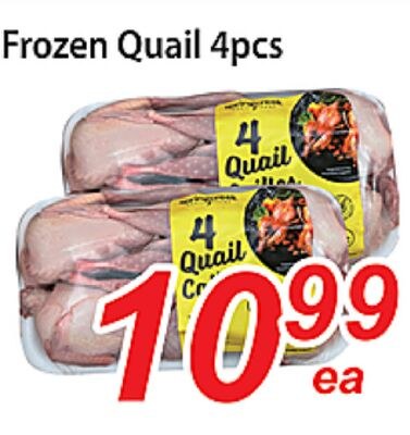 Frozen Quail 4pcs