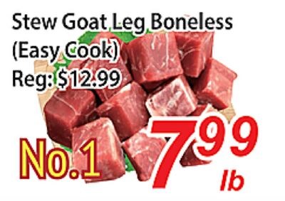Stew Goat Leg Boneless (Easy Cook)