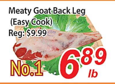 Meaty Goat Back Leg (Easy Cook)