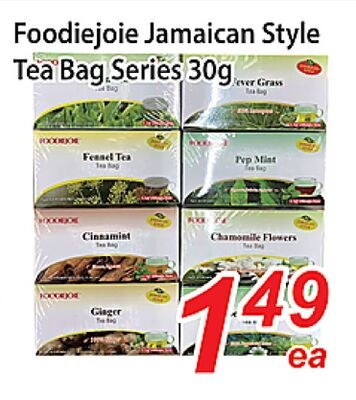 Foodiejoie Jamaican Style Tea Bag Series