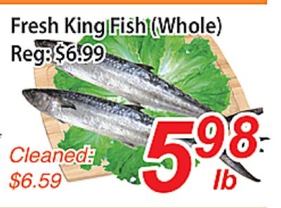 Fresh King Fish (Whole)