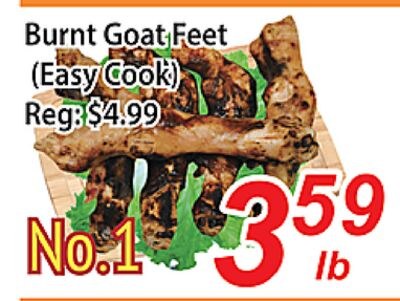 Burnt Goat Feet (Easy Cook)